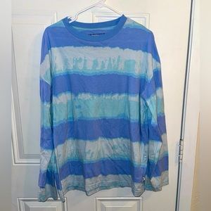 Urban Outfitters Blue Tye Dye Long Sleeve Shirt